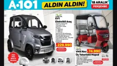 A101 Yine Araba Satıyor Volta EV1 Elektrikli Araç ve APEC Scooter İçin Tarih Verildi İşte Piyasanın Çok Altındaki Satış Fiyatı - Motorix